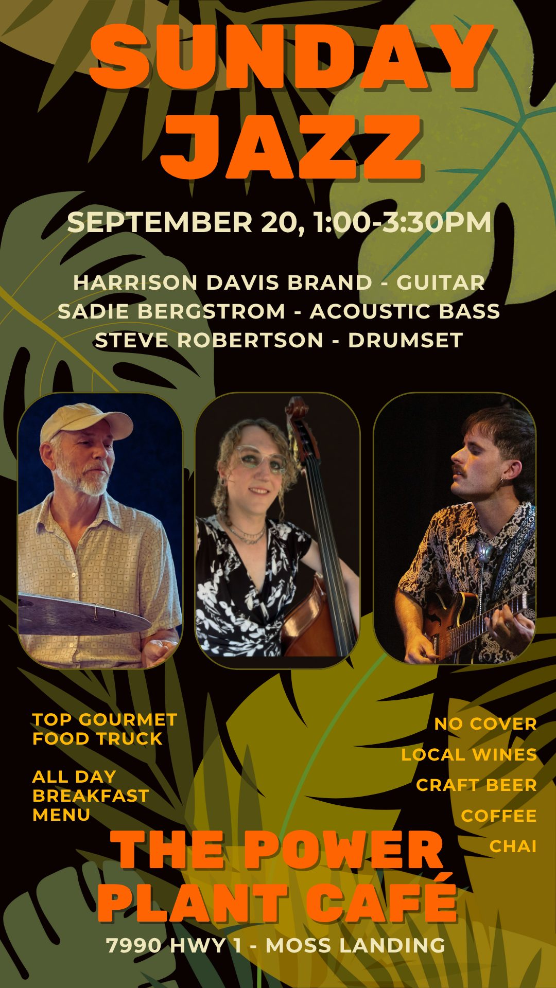Sunday Jazz trio poster
